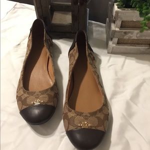Authentic Coach flats like new